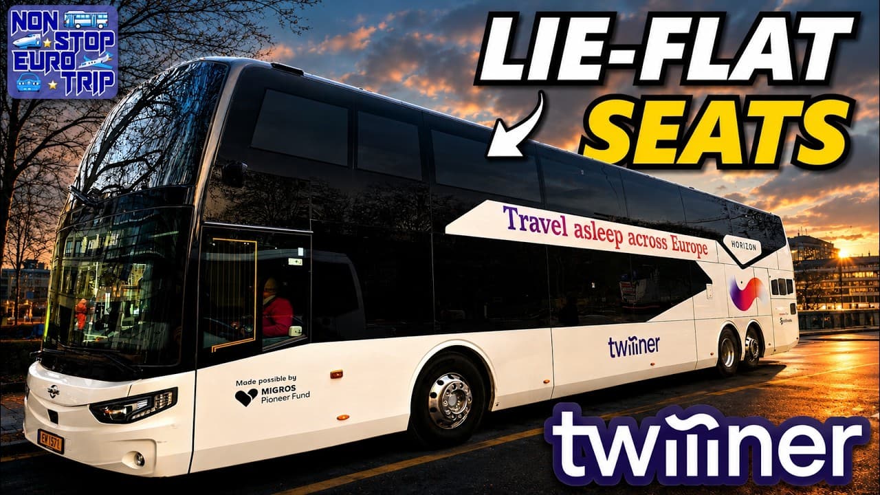 I Took Europe's Brand New LUXURY SLEEPER BUS!