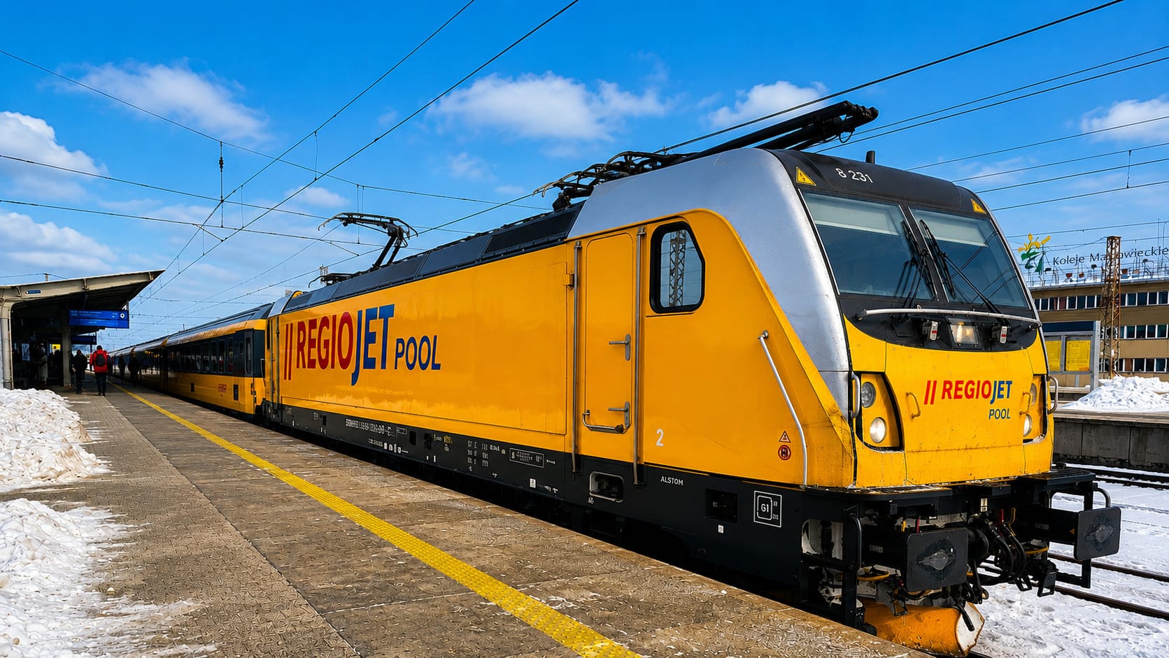 Winter Rail Adventure Across Poland: Riding RegioJet from Warsaw to Kraków